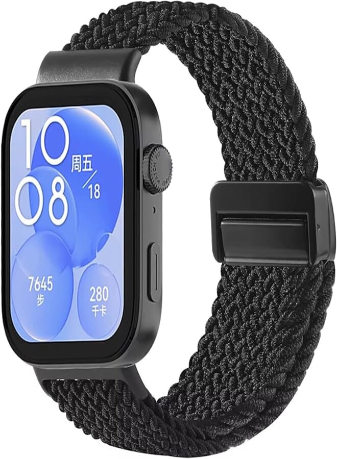 Fekra Magnetic braide Strap For Huawei Watch Fit 4 Pro/Fit 4/ Fit 3 Sports Smartwatch Wristband Correa For Huawei Watch Fit3 / Fit4 / Fit4 Pro Strap Bracelet